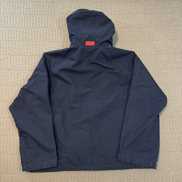 Vtg Polo Golf Ralph Lauren Jacket Men XL Blue Lightweight Packable Hood Boxy Fit - Picture 8 of 16